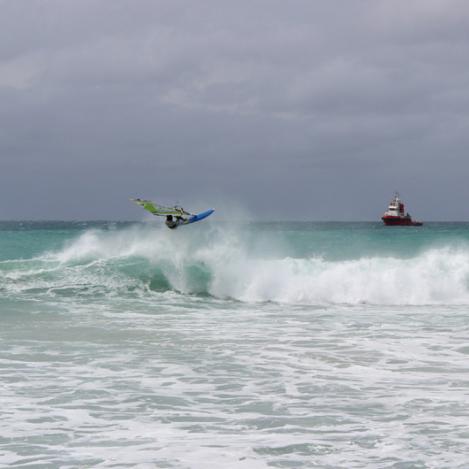'windsur' en playa de Sal, Cabo Verde