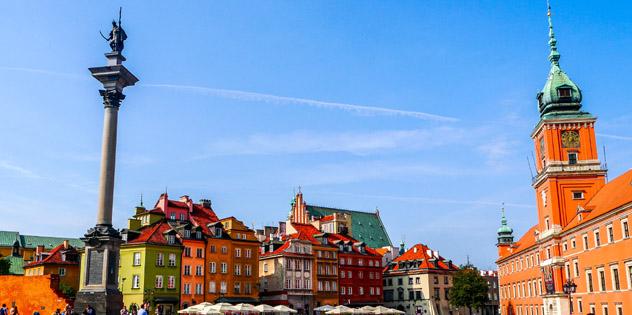 El impresionante casco antiguo de Varsovia, Polonia © SunlightstudioUA / Shutterstock