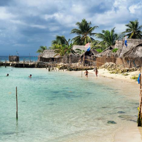 Isla Nalunega, arqchipiélago de San Blas, Panamá
