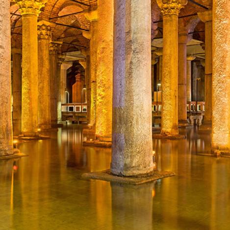 Cisterna Basílica, Estambul, Turquía