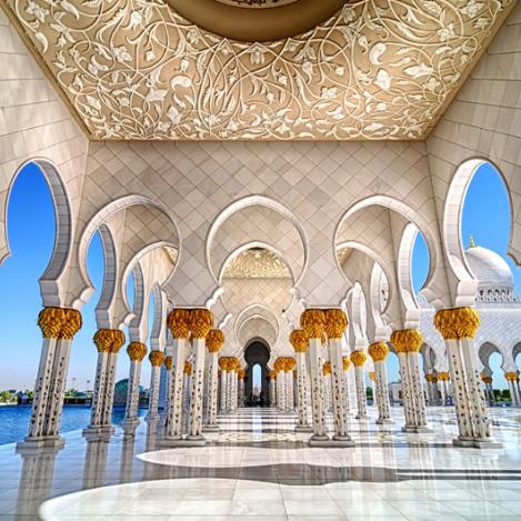 Mezquita del Jeque Zayed Grand, Abu Dhabi, Emiratos Árabes Unidos