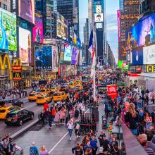 Viajeros en Nueva York