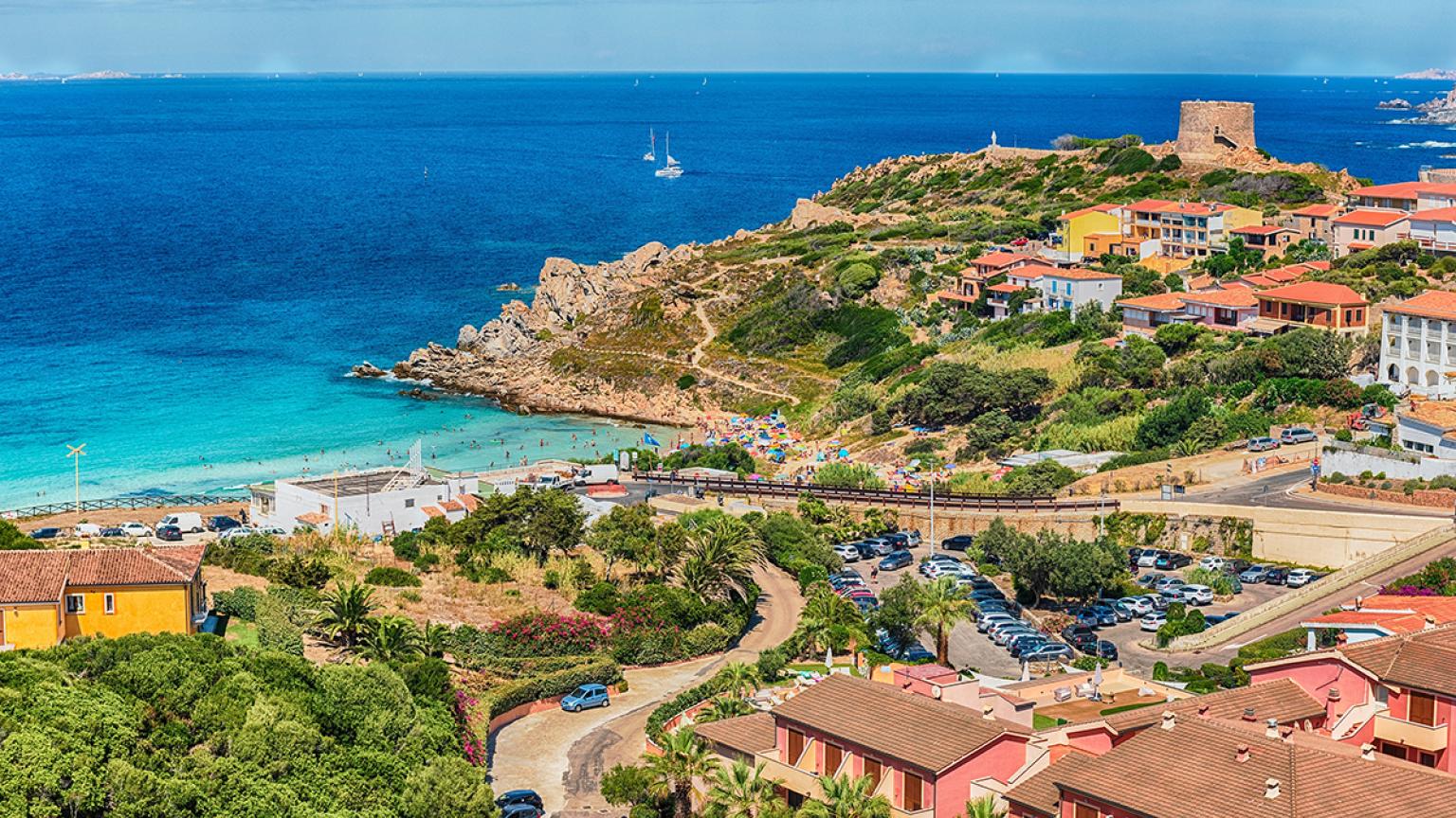 Santa Teresa Gallura, ubicada en el norte de Cerdeña