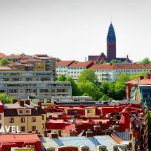 Turismo sostenible: los tejados de Linnestaden, Gotemburgo, Suecia
