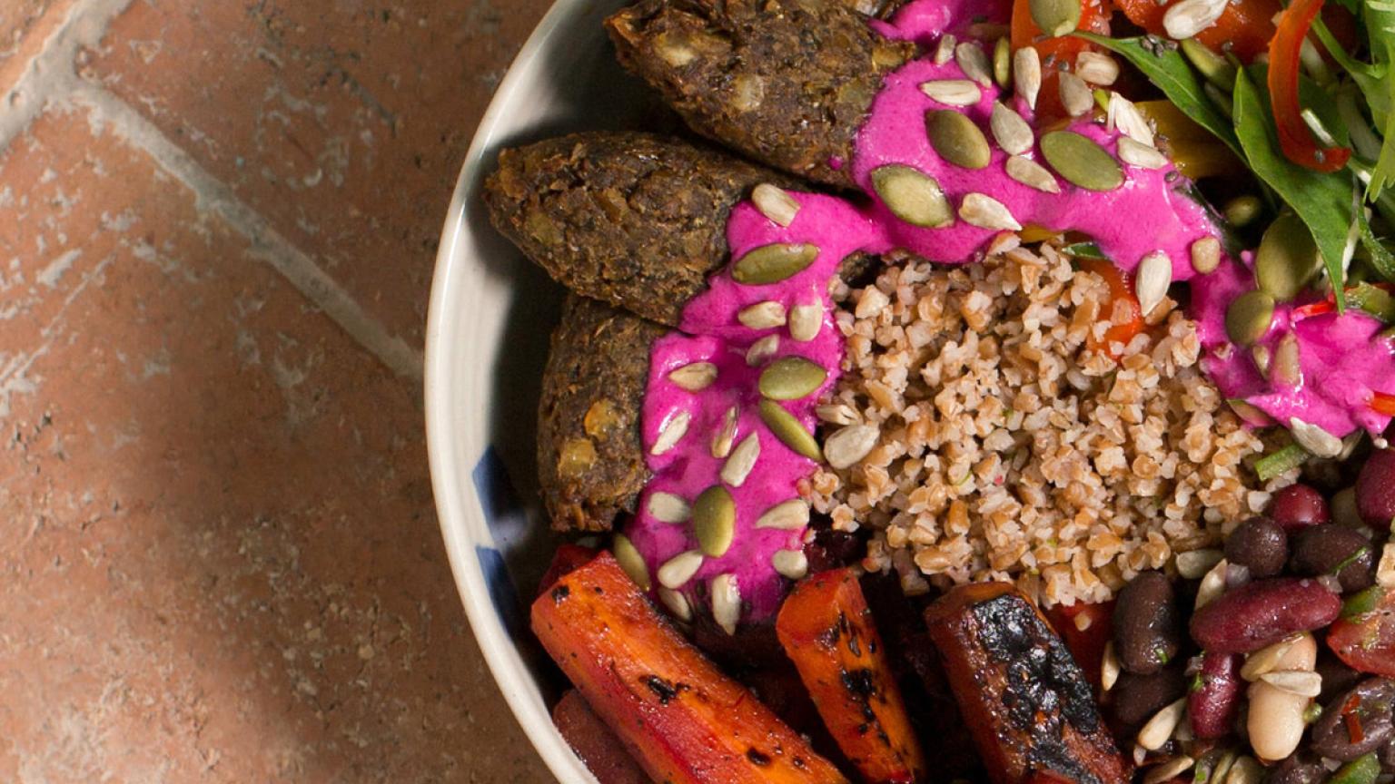 Un bol rico y sano en Grain Traders, Singapur