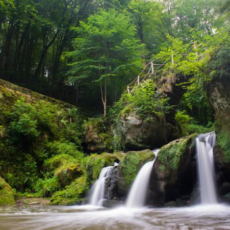 Cascada de Schiessentümpel, Müllerthal, Luxemburgo
