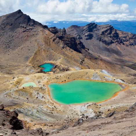 Lago Esmeralda, Tongariro National Park, Nueva Zelanda