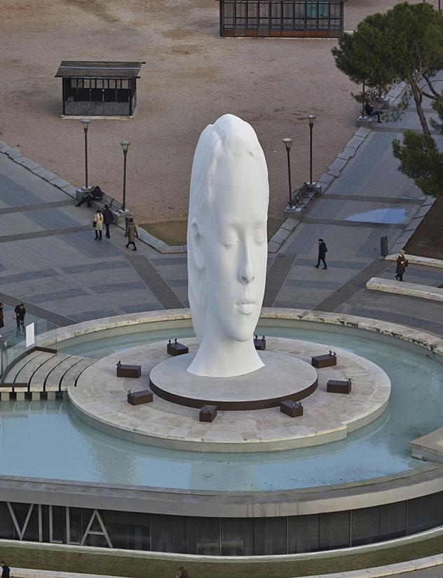 Julia de Jaume Plensa, plaza Colón, Madrid © www.jaumeplensa.com