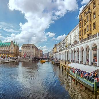 Centro de Hamburgo, Alemania
