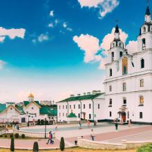 Bielorrusia: catedral de Minsk, la capital de Bielorrusia