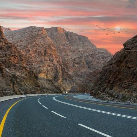 Jebel Jais, Ras Al-Khaimah, Emiratos Árabes Unidos.
