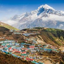 Namche Bazar, distrito de Khumbu, Nepal
