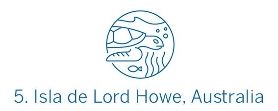 Isla de Lord Howe, región Top 5 Best in Travel 2020