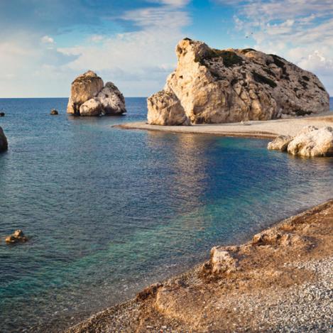 Petra tou Romiou, Chipre