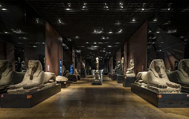 Sala 14 de la Galería de los Reyes, Museo Egipcio de Turín, Piamonte, Italia © www.museoegizio.it