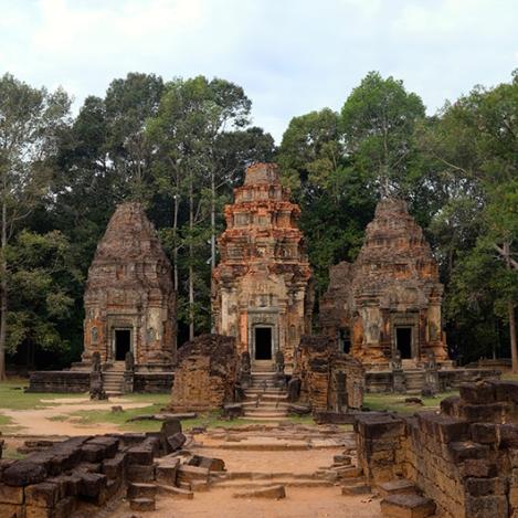 La antigua capital de Angkor, Siem Reap, Camboya