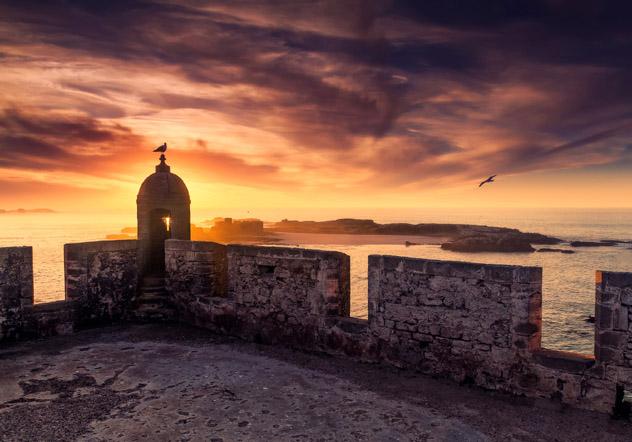 Puesta del sol desde las murallas del casco antiguo de Esauira, Marruecos © Carlos M Almagro / 500px