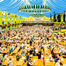 Oktoberfest, Múnich, Alemania: la carpa 'Spaten'