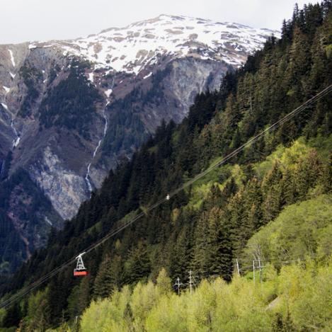 Teleférico del Mount Roberts, Alaska, EE UU