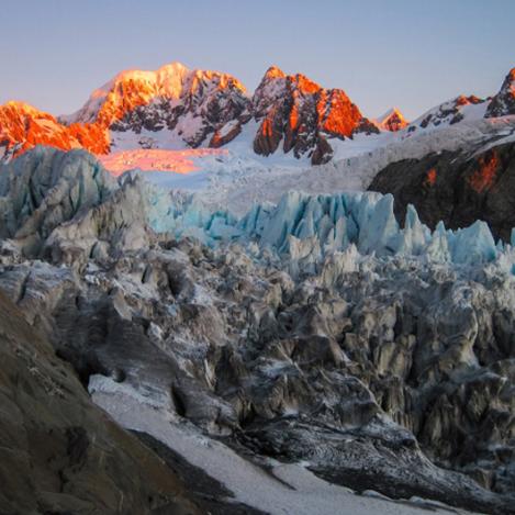 Glaciar Fox, costa oeste, Nueva Zelanda