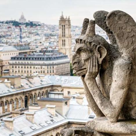 Gárgola de Notre Dame, París, Francia