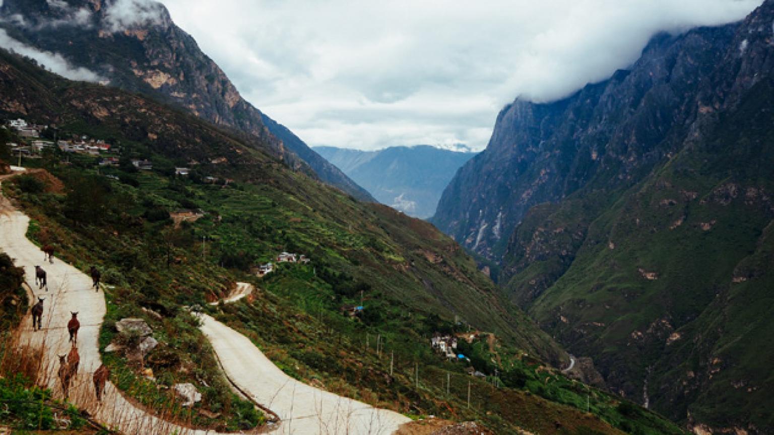 Garganta del Salto del Tigre, Yunnan, China