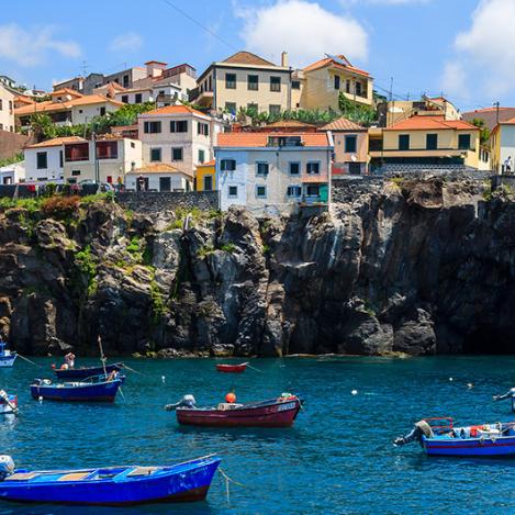 Câmara de Lobos, oeste de Madeira, Portugal