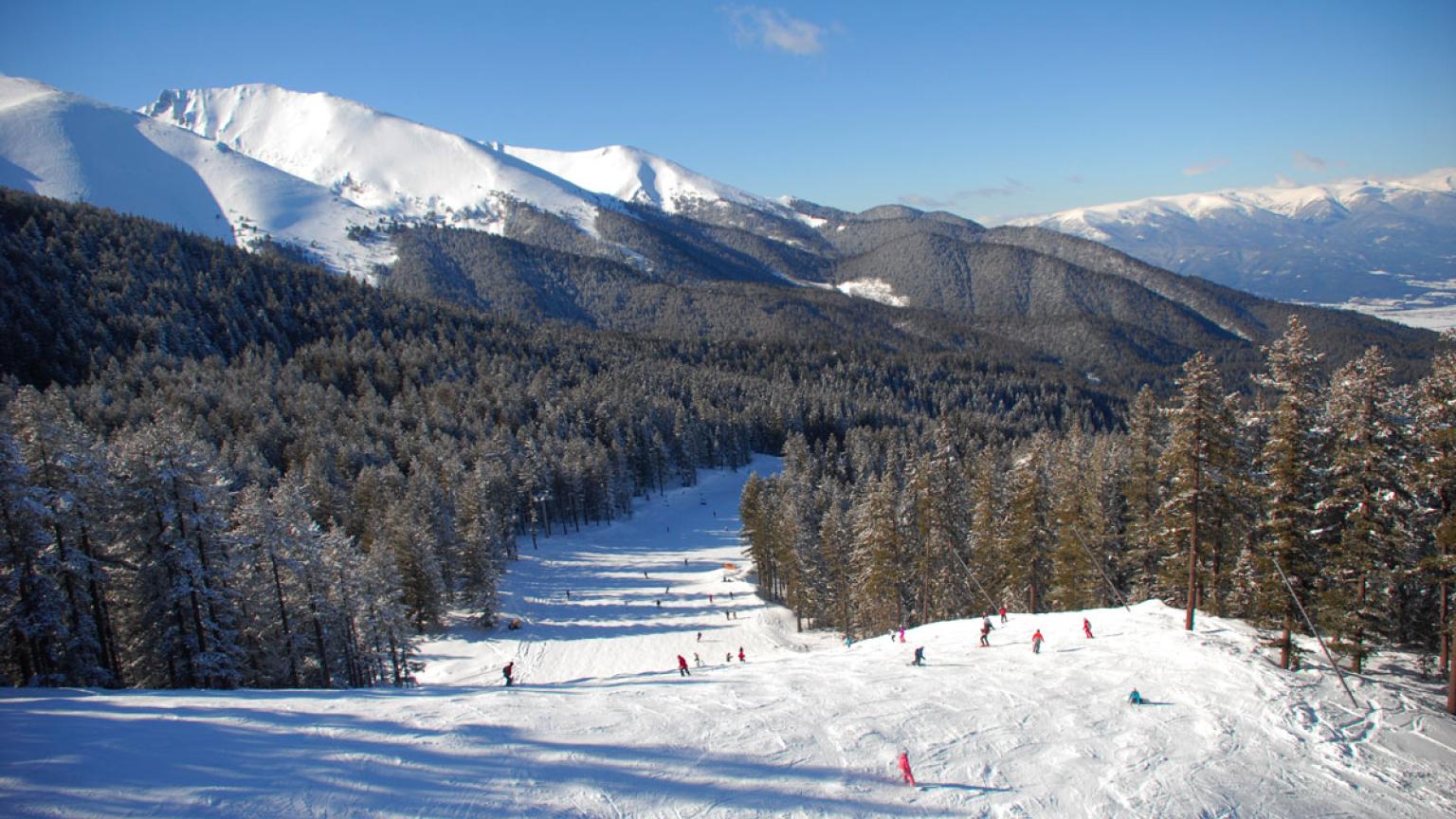 Estación de esquí en Bansko.