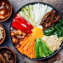 Gastronomía de Corea del Sur: bibimbap