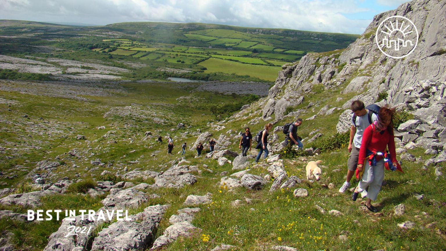 Turismo sostenible: senderismo en el Burren, Irlanda