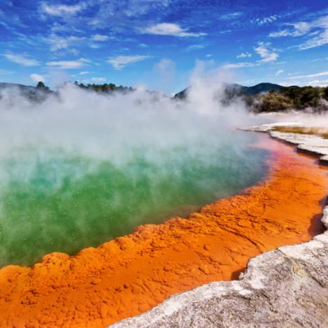Champagne Pool, Rotorua, Nueva Zelanda