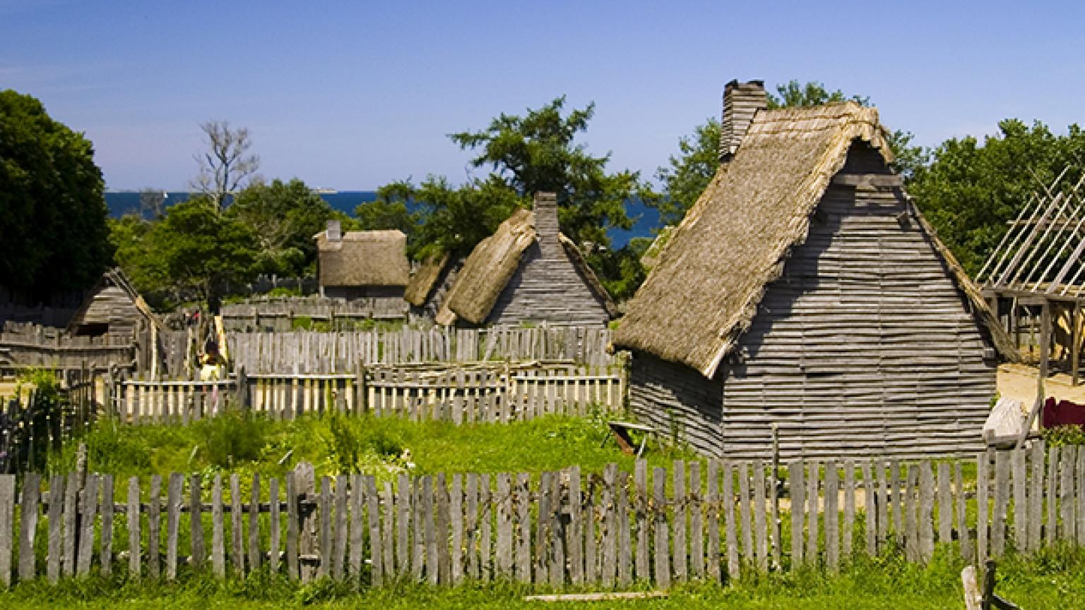 Las casas de Plimoth Plantation, Estados Unidos