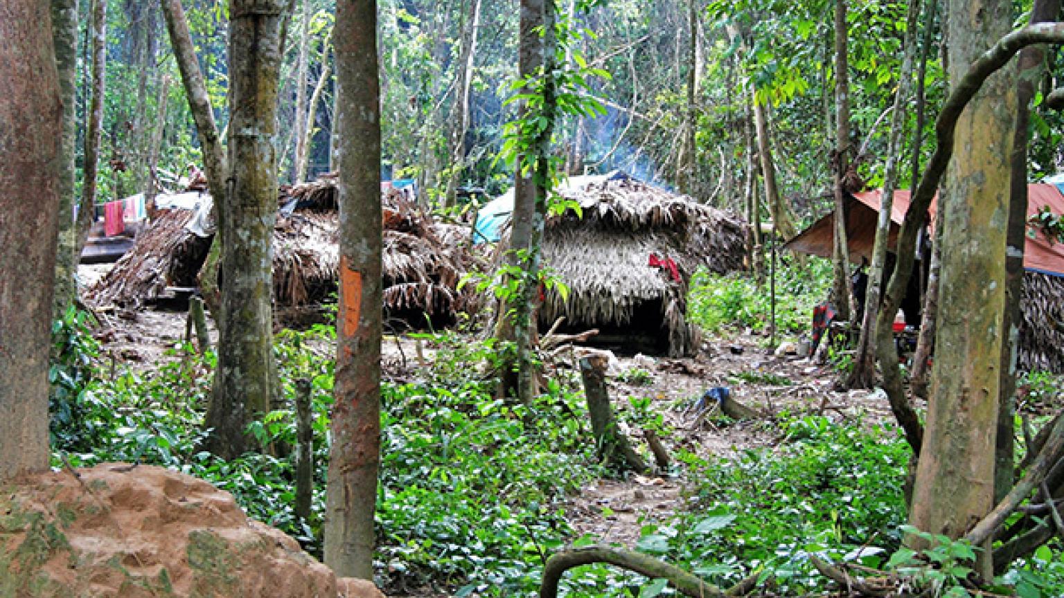 Poblado 'batek', Malasia