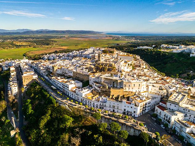 Vejer de la Frontera, Cádiz, un pueblo del interior de Andalucía, España