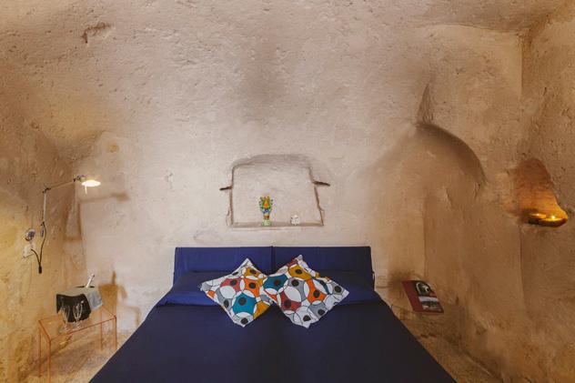 Algunas habitaciones del Hotel Sassi están bajo tierra, Matera, Basilicata, Italia © Hotel Sassi - www-hotelsassi.it