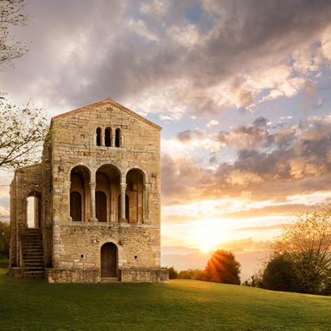 Santa María del Naranco, monte Naranco, Oviedo, Asturias