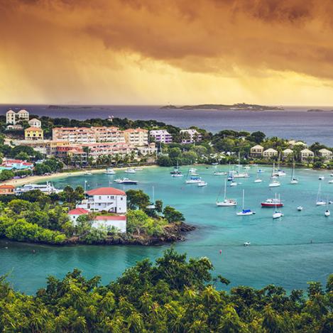 Cruz Bay, Islas Vírgenes, de EE UU y Británicas