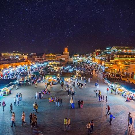Yamaa el Fna, Marrakech, Marruecos