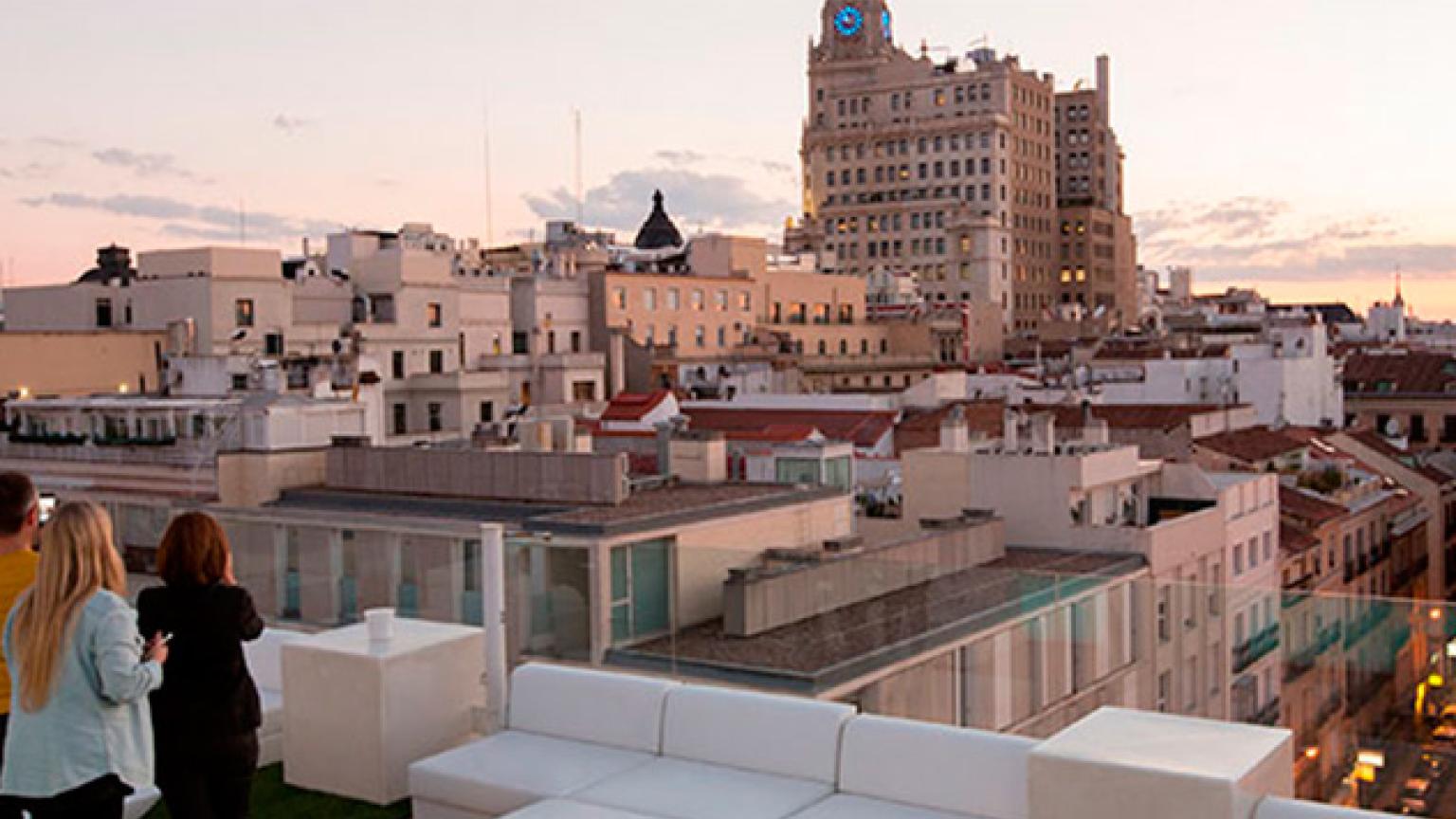 Terraza Hotel Room Mate Óscar en Madrid, Comunidad de Madrid, España