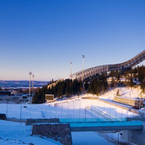 Trampolín de salto Holmenkollen, Oslo, Noruega