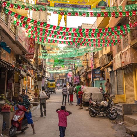 Calles de Bangalore, India