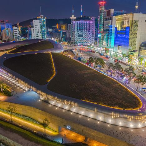 Dongdaemun Design Plaza & Park, barrio Dongdaemun y este de Seúl, Seúl, Corea del Sur