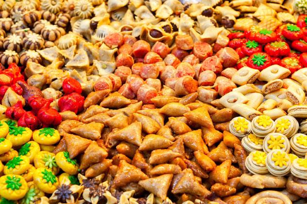 Dulces, gastronomía de Marruecos © Tony Zelenoff / Shutterstock