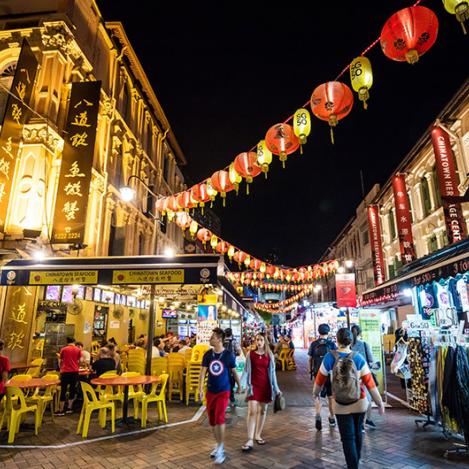 Chinatown y el CBD, Singapur