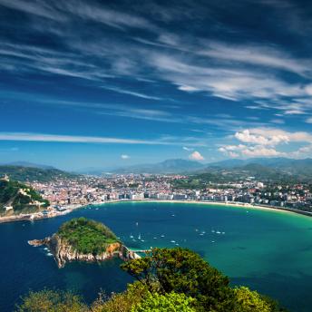 Playa de la Concha, San Sebastián, País Vasco, España
