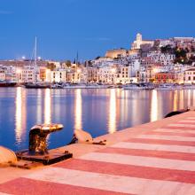 Dalt Vila y puerto, Ibiza, Islas Baleares, España