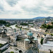 Panorámica de Salzburgo, Austria