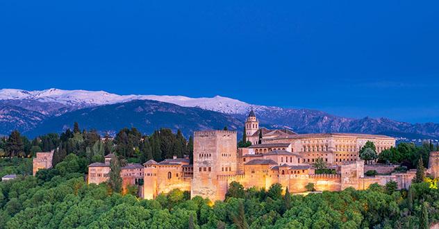 Europa en invierno: la Alhambra de Granada y Sierra Nevada, Andalucía
