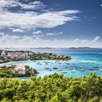 Bahía Cruz, Islas Vírgenes, de los EE UU y Británicas