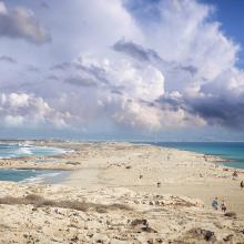 Playa de Es Trucadors, Formentera, Baleares, España